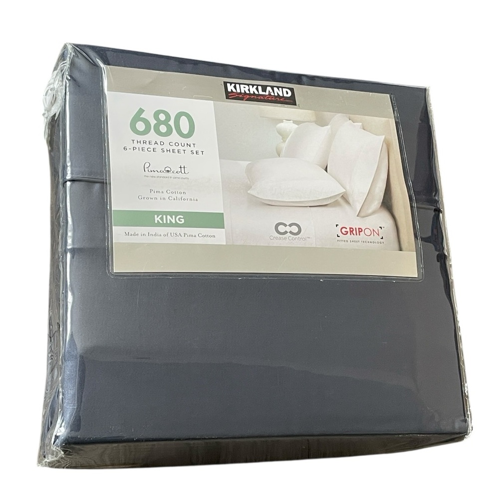 Kirkland Signature 680 Thread Count Sheet Set